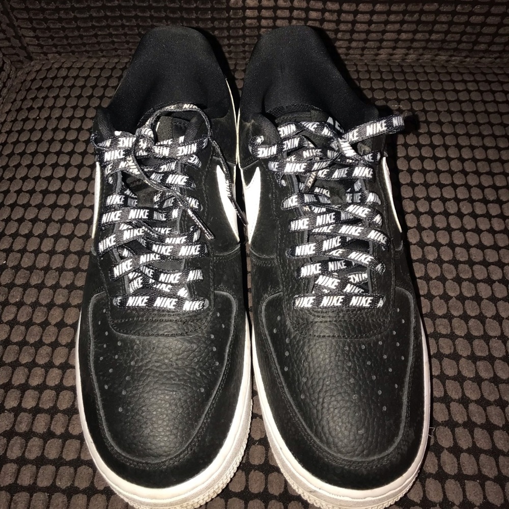 Special edition black Air Force 1’s